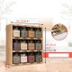 Set of 12 Spices Jars And Organizer